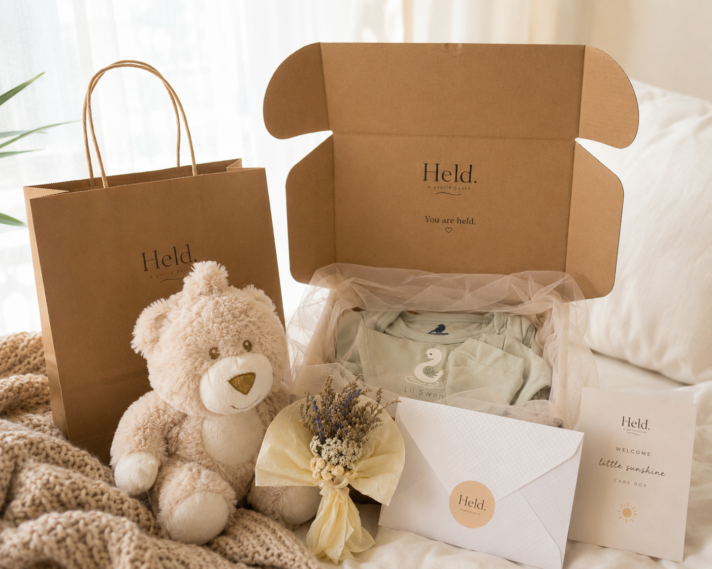 Held. Welcome Little Sunshine | New Baby Gift Box UAE