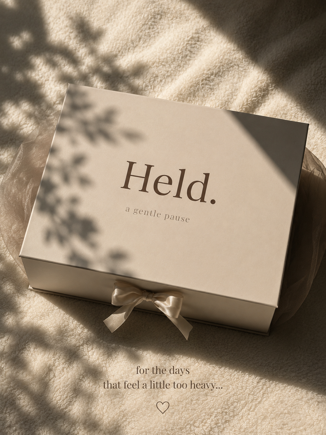 Held. Gentle Pause Luxe Box | Luxury Comfort Gift Box UAE