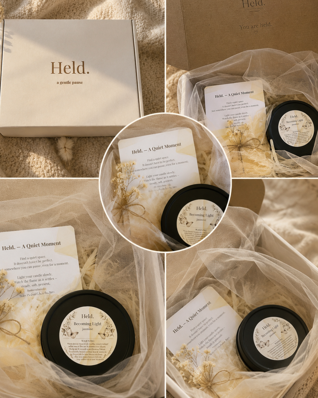 Held. Quiet Moments Collection | Handmade Scented Candles UAE